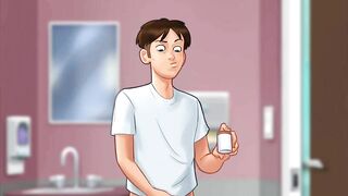 Summertime Saga: Guy Can't Get His Dick Hard For Semen Examination-Ep161