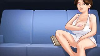 Summertime Saga: Horny MILF Got Caught Masturbating On The Sofa-Ep152