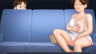 Summertime Saga: Horny MILF Got Caught Masturbating On The Sofa-Ep152