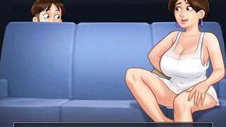 Summertime Saga: Horny MILF Got Caught Masturbating On The Sofa-Ep152