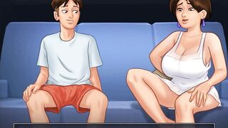 Summertime Saga: Horny MILF Got Caught Masturbating On The Sofa-Ep152