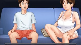 Summertime Saga: Horny MILF Got Caught Masturbating On The Sofa-Ep152