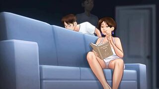 Summertime Saga: Horny MILF Got Caught Masturbating On The Sofa-Ep152