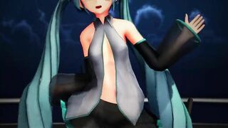 【MMD】Miku-chans - Massara Blue Jeans【R-18】