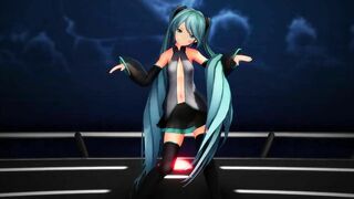 【MMD】Miku-chans - Massara Blue Jeans【R-18】