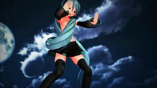【MMD】Miku-chans - Massara Blue Jeans【R-18】