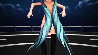 【MMD】Miku-chans - Massara Blue Jeans【R-18】