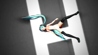 【MMD】Miku-chans - Massara Blue Jeans【R-18】