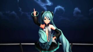 【MMD】Miku-chans - Massara Blue Jeans【R-18】