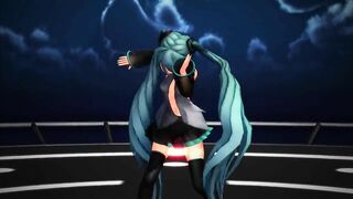 【MMD】Miku-chans - Massara Blue Jeans【R-18】