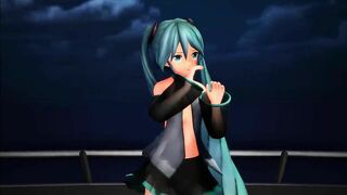 【MMD】Miku-chans - Massara Blue Jeans【R-18】