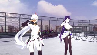 0150 -【R18-MMD】Honkai Impact 3 崩坏3 APHO Raiden Mei + HoV - Chocolate cream