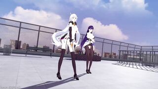 0150 -【R18-MMD】Honkai Impact 3 崩坏3 APHO Raiden Mei + HoV - Chocolate cream