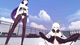0150 -【R18-MMD】Honkai Impact 3 崩坏3 APHO Raiden Mei + HoV - Chocolate cream