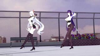 0150 -【R18-MMD】Honkai Impact 3 崩坏3 APHO Raiden Mei + HoV - Chocolate cream