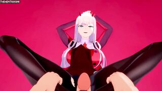 Hentai POV Feet Zero Two DARLING in the FRANXX