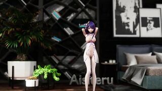 0252 -【R18-MMD】Genshin Impact 原神 Raiden Shogun 雷电将军 - Shake it