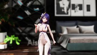 0252 -【R18-MMD】Genshin Impact 原神 Raiden Shogun 雷电将军 - Shake it