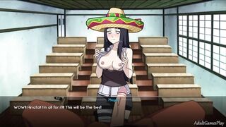 Hinata BoobJob in during a break from studying