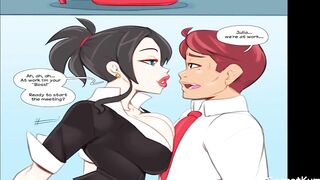 Money Shot - Employee Fuck his Hot Seductive Boss at Company Meeting