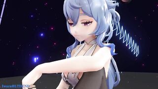 0241 -【R18-MMD】Genshin Impact 原神 Raiden Shogun + Ningguang + Ganyu - Wave