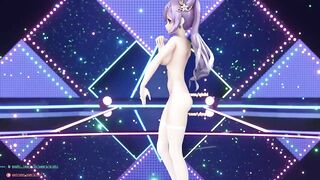 0239 -【R18-MMD】Genshin Impact 原神 Keqing 刻晴 - pink cat