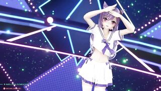 0239 -【R18-MMD】Genshin Impact 原神 Keqing 刻晴 - pink cat