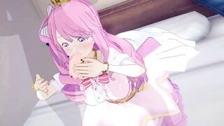 Himemori Luna just has flirting sex