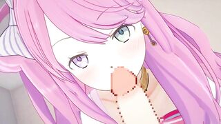 Himemori Luna just has flirting sex