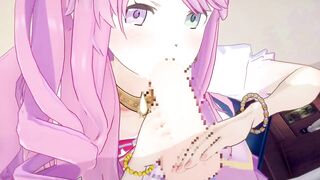 Himemori Luna just has flirting sex