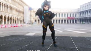 0387 -【R18-MMD】SvartLilja (VRchat model) スヴァルトリリヤ
