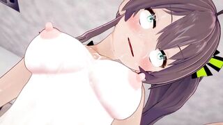 Natsuiro Matsuri just has flirting sex