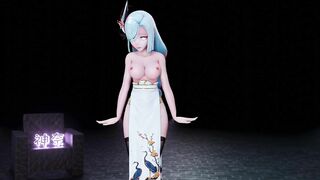 0364 -【R18-MMD】Genshin Impact 原神 Shenhe 申鹤 - ALIEN 原来申鹤也这么涩