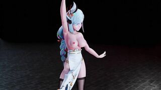 0364 -【R18-MMD】Genshin Impact 原神 Shenhe 申鹤 - ALIEN 原来申鹤也这么涩