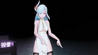0364 -【R18-MMD】Genshin Impact 原神 Shenhe 申鹤 - ALIEN 原来申鹤也这么涩