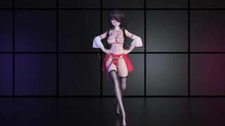 0360 -【r-18 MMD-4K】Date a Live Tokisaki Kurumi 狂三 - Alien