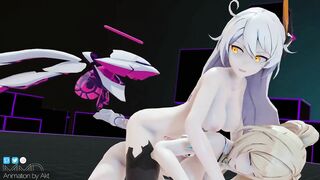 0356 -【R18-MMD】AKT - Honkai Impact 3rd 崩坏三 Meanwhile Kiana Kaslana x Durandal