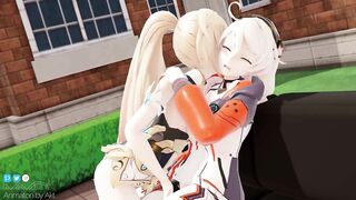 0356 -【R18-MMD】AKT - Honkai Impact 3rd 崩坏三 Meanwhile Kiana Kaslana x Durandal