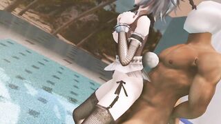 0326 -【R18-MMD】 Vocaloid luo Tianyi 洛天依 - Good night kiss