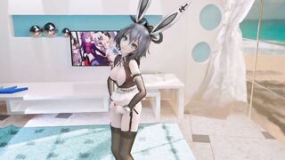 0326 -【R18-MMD】 Vocaloid luo Tianyi 洛天依 - Good night kiss