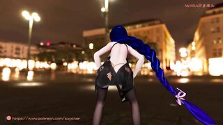 0324 -【R18-MMD】Genshin Impact 原神 Raiden Shogun 雷电将军 - Rumor