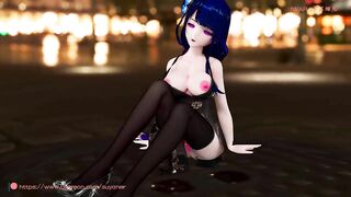 0324 -【R18-MMD】Genshin Impact 原神 Raiden Shogun 雷电将军 - Rumor