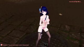 0324 -【R18-MMD】Genshin Impact 原神 Raiden Shogun 雷电将军 - Rumor