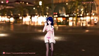 0324 -【R18-MMD】Genshin Impact 原神 Raiden Shogun 雷电将军 - Rumor