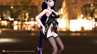 0324 -【R18-MMD】Genshin Impact 原神 Raiden Shogun 雷电将军 - Rumor