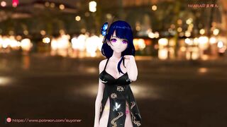 0324 -【R18-MMD】Genshin Impact 原神 Raiden Shogun 雷电将军 - Rumor