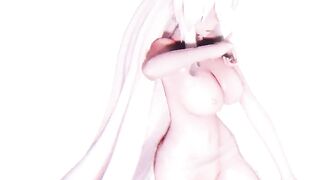 0319 -【R18-MMD】 Volcaloid Haku 弱音 - Addiction