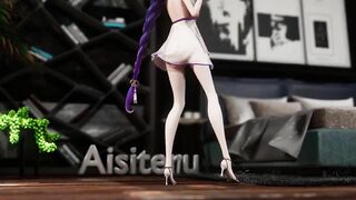 0313 -【R18-MMD】Genshin Impact 原神 Raiden Shogun 雷电将军 - Shake it
