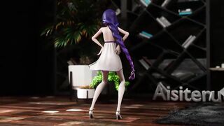 0313 -【R18-MMD】Genshin Impact 原神 Raiden Shogun 雷电将军 - Shake it