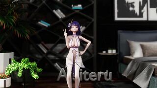 0313 -【R18-MMD】Genshin Impact 原神 Raiden Shogun 雷电将军 - Shake it